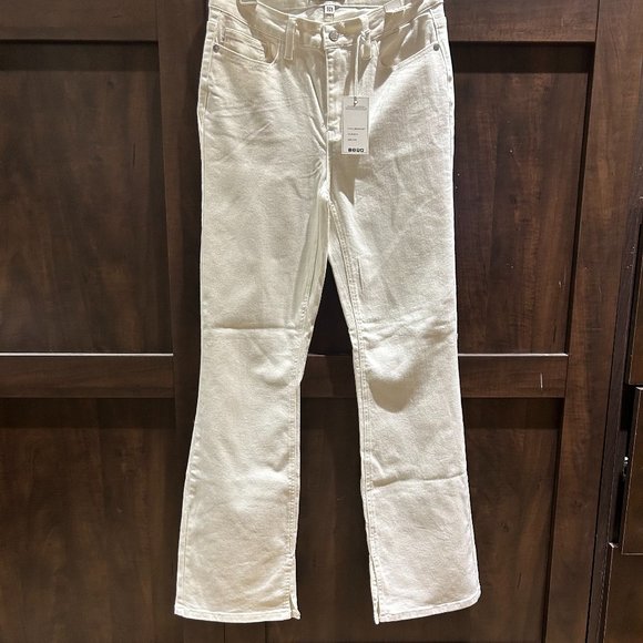 NWT Judy Blue White Boot Cut w/ Side Slits Size 9/29 - Picture 1 of 5